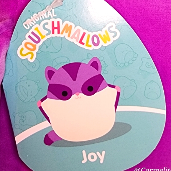 JOY 🐿 Purple Sugar Glider Original Squishmallow by Kelly Toy ☆》NWT《☆ - Picture 3 of 8